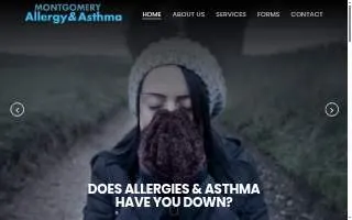 Montgomery Allergy & Asthma Associates website