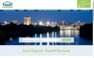 New Waters Realty website