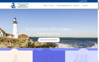 Clark Counseling Services website