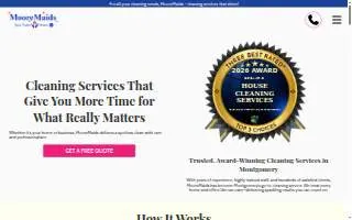 MooreMaids website