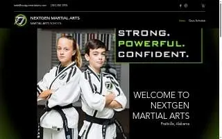 NextGen Martial Arts website