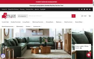 Spiller Furniture & Mattress of Prattville website