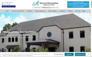 Advanced Dermatology & Skin Care Centre of Prichard website