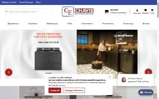 Chavis Furniture website