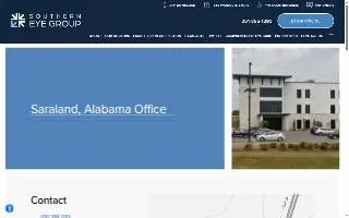 Southern Eye Group of Saraland website