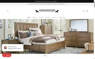 Akins Furniture of Scottsboro website