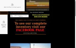 Bama Auto Brokers website