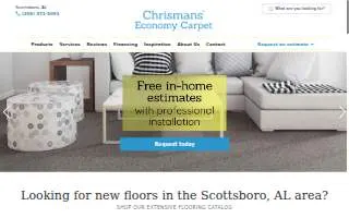 Chrisman's Economy Carpet website