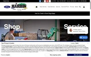 Harbin Ford Scottsboro website