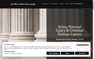 Attorney Elliott Lipinsky, The Law Office of Elliott Owen Lipinsky website