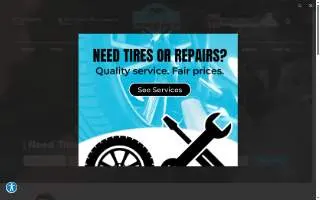 Meadows Tire & Automotive website