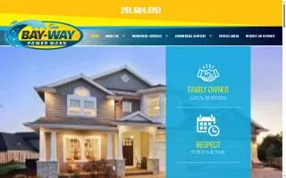 Bay-Way Power Wash website