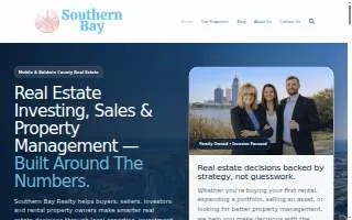 Southern Bay Realty website