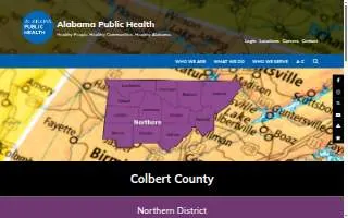 Colbert County Health Department website