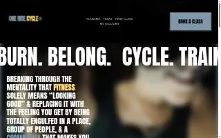 One Ride Cycle website