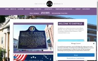 Sheffield Public Library website
