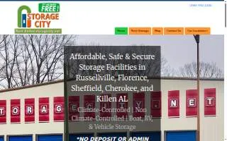 Storage City of Sheffield website