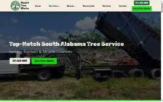 Ascent Tree Works website