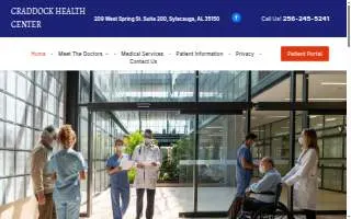 Craddock Health Center website