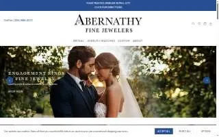Abernathy Fine Jewelers website