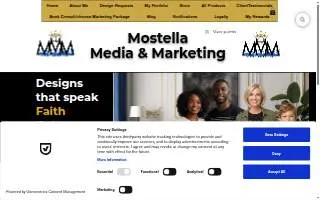 Mostella Media & Marketing website