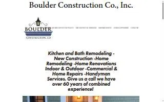 Boulder Construction Co., Inc. website