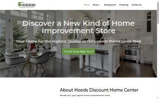 Hoods Home Center of Mobile website