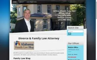 Jeffries Family Law, LLC website