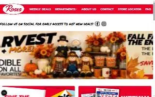 Roses Discount Store of Tillmans Corner website