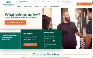 Christian Brothers Automotive Trussville website
