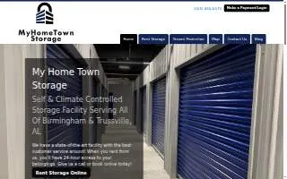 My HomeTown Storage website