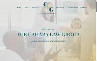 The Cahaba Law Group, LLC website