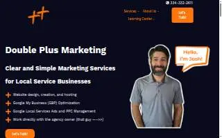 Double Plus Marketing website