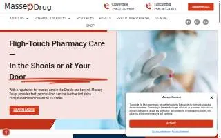 Massey Drugs - Tuscumbia website