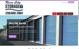 River City Storage of Tuscumbia website