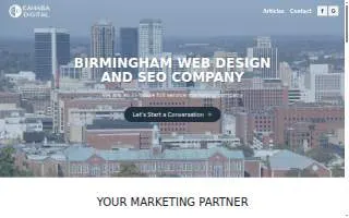 Cahaba Digital website