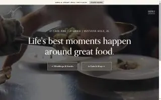 Everything Iz Caterer website