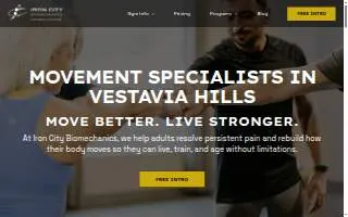 Iron City Biomechanics website
