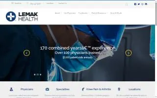 Lemak Health of Vestavia Hills website
