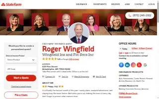 Roger Wingfield - State Farm Insurance Agent website