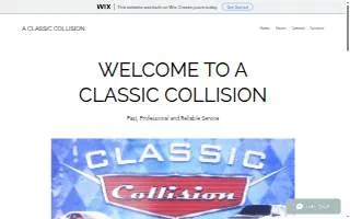 Classic Collision of Batesville website