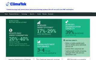 Climatek Hvac & Electrical website