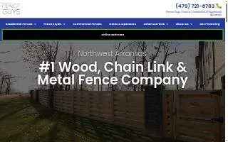 Fence Guys of Bella Vista website