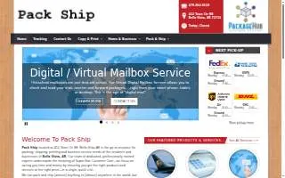 Pack Ship Bella Vista website