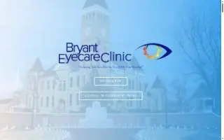 Bryant Eyecare Clinic website