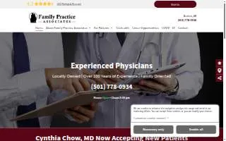 Family Practice Associates website