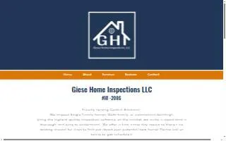 Giese Home Inspections LLC website
