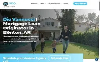 NEO Home Loans of Benton website