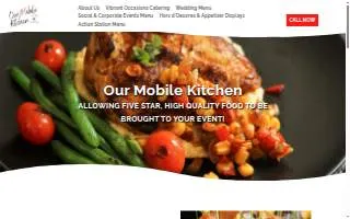 Our Mobile Kitchen by Chef Serge website
