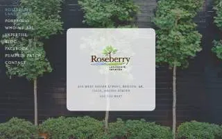 Roseberry Landscape Services website